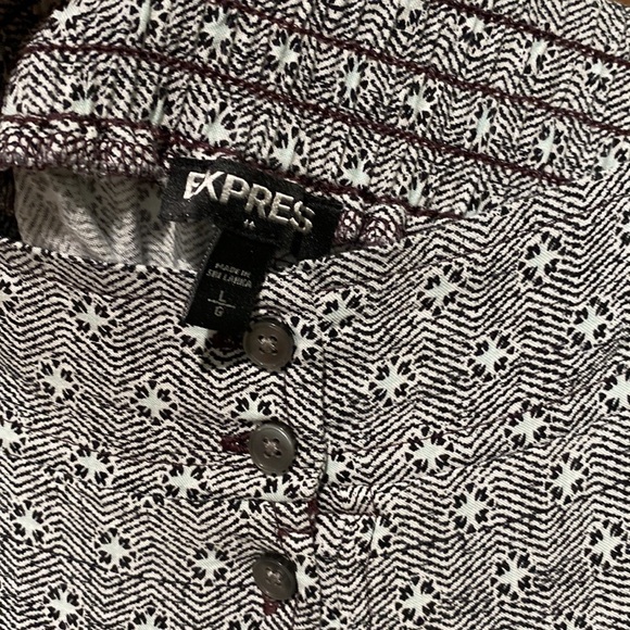 Express Maxi Skirt Button Front Slit EUC - Picture 8 of 11